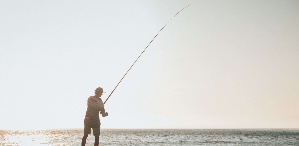 釣り人の画像